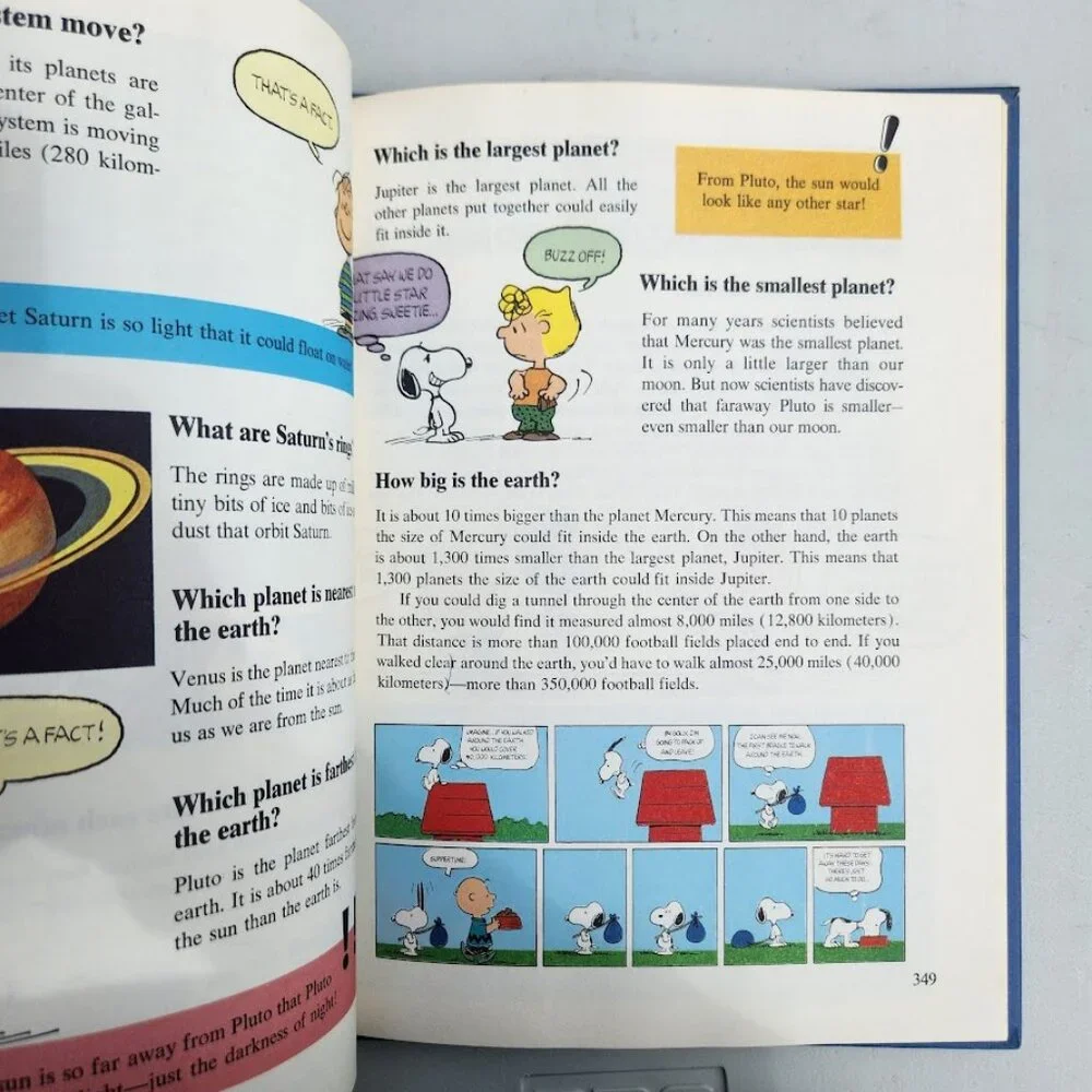 Charlie Brown's Cyclopeida Snoopy Encyclopedia Stars Planets Animals Dinosaurs V